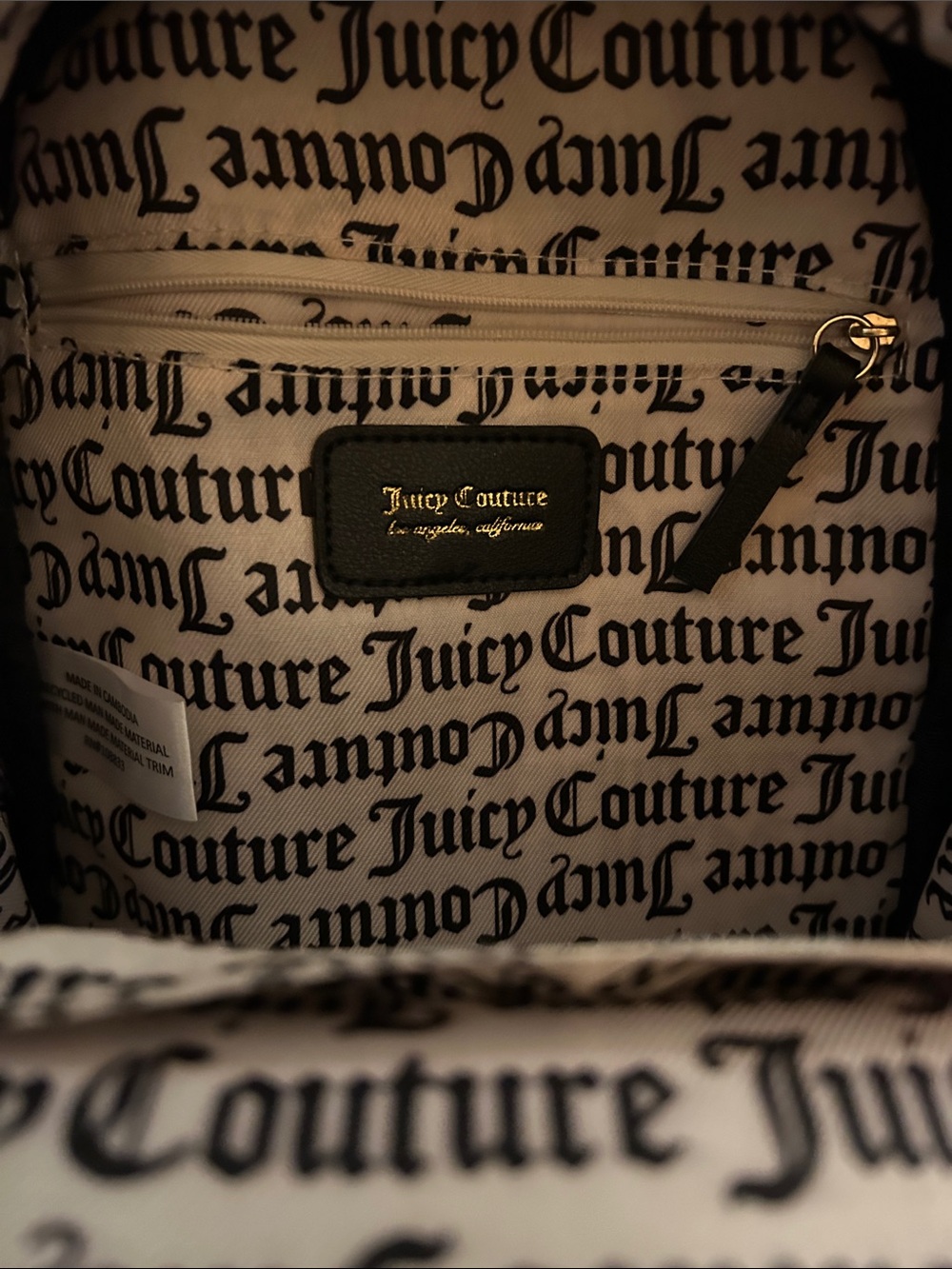 Juicy Couture mini floral backpack NWOT - Picture 4 of 7